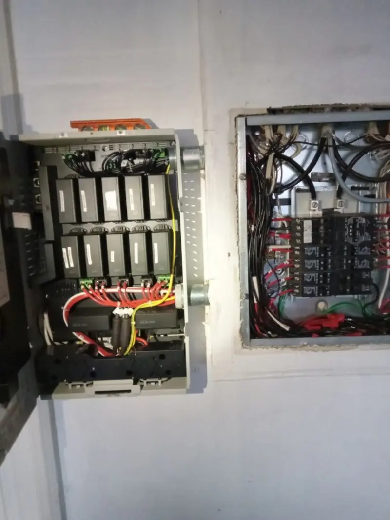 Electrical panel upgrade completed for Ring Doorbell Installation in Lake Clarke Shores